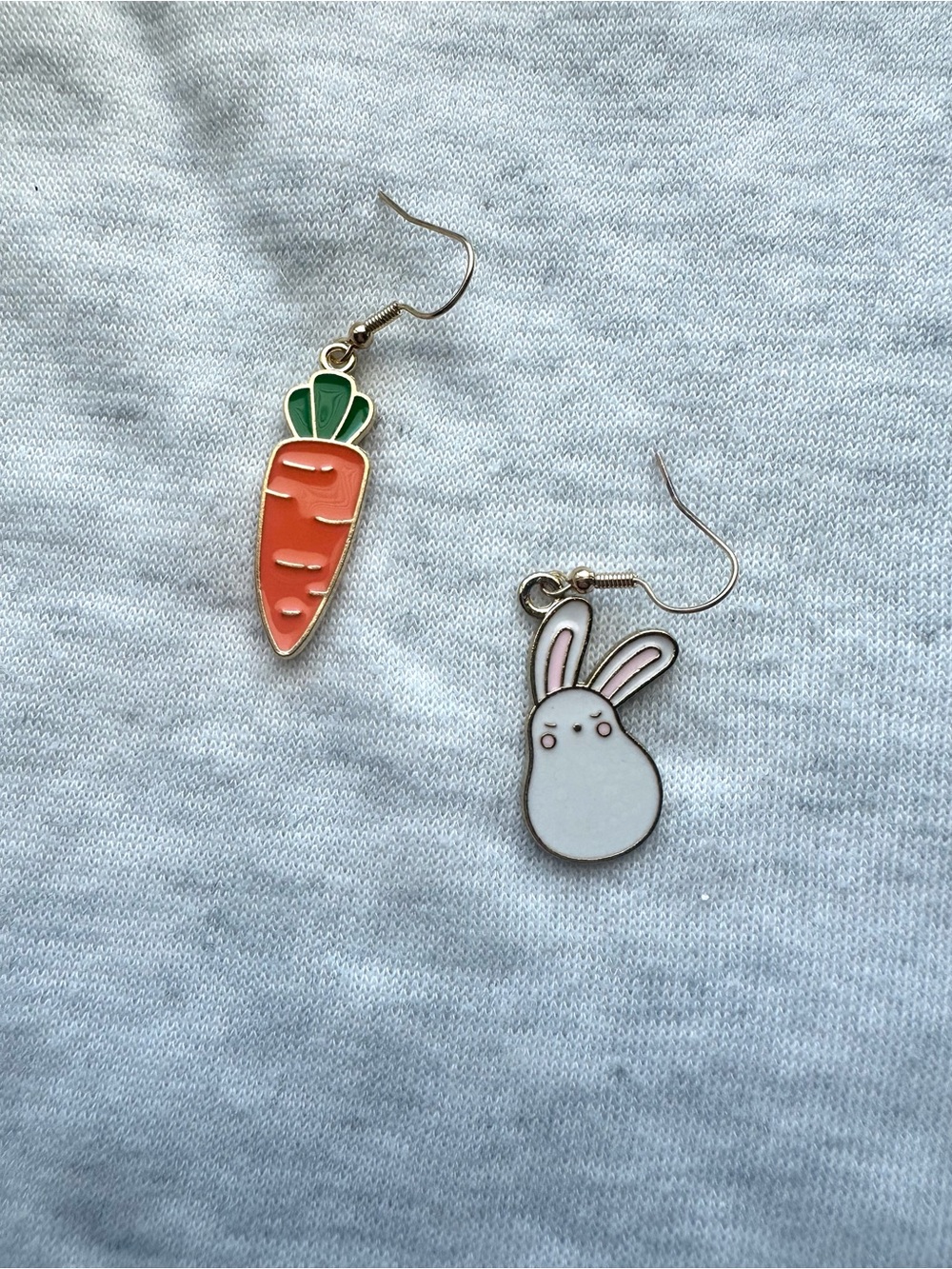 Carrot and Bunny Earrings